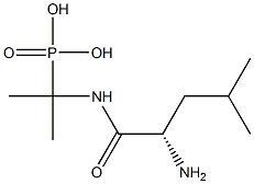 [2-(L-Leucylamino)propan-2-yl]phosphonic acid Structure