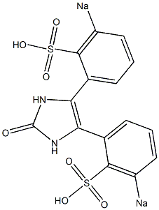 4,5-Bis(3-sodiosulfophenyl)-1H-imidazol-2(3H)-one Structure
