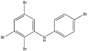 2,3,5-Tribromophenyl 4-bromophenylamine Structure