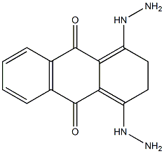 2,3-Dihydro-1,4-dihydrazino-9,10-anthraquinone Structure