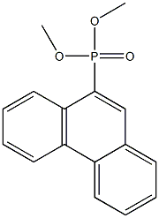 9-Phenanthrylphosphonic acid dimethyl ester 구조식 이미지