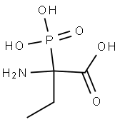 2-Amino-2-phosphonobutyric acid Structure