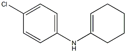 N-(1-Cyclohexen-1-yl)-4-chloroaniline 구조식 이미지