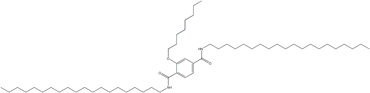 2-(Octyloxy)-N,N'-diicosylterephthalamide Structure