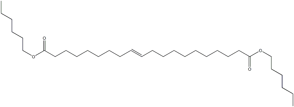 9-Icosenedioic acid dihexyl ester 구조식 이미지
