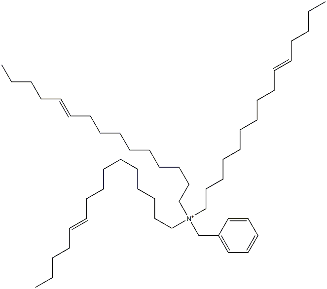 Tri(10-pentadecenyl)benzylaminium Structure