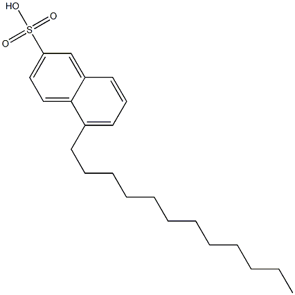 5-Dodecyl-2-naphthalenesulfonic acid 구조식 이미지