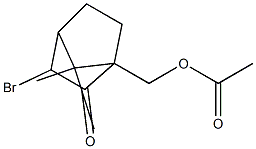 10-Acetoxy-3-bromo-2-bornanone 구조식 이미지