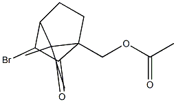 10-Acetoxy-3-bromo-2-bornanone Structure