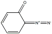 2-Diazo-3,5-cyclohexadien-1-one 구조식 이미지