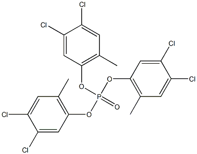 Phosphoric acid tris(3,4-dichloro-6-methylphenyl) ester 구조식 이미지