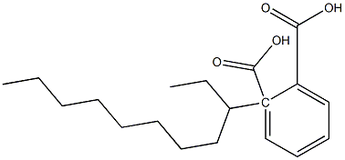 (+)-Phthalic acid hydrogen 1-[(S)-1-ethylnonyl] ester 구조식 이미지