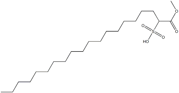 1-Methoxycarbonyl-1-nonadecanesulfonic acid 구조식 이미지