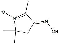 2,5,5-Trimethyl-3-hydroxyimino-1-pyrroline 1-oxide Structure