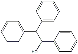 [R,(-)]-1,2,2-Triphenylethanol 구조식 이미지