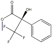 [R,(-)]-3,3,3-Trifluoro-2-hydroxy-2-phenylpropionic acid methyl ester Structure