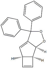 (1S,7S,8S)-4,4-Diphenyl-5,6-dioxatricyclo[6.2.0.03,7]deca-2,9-diene Structure