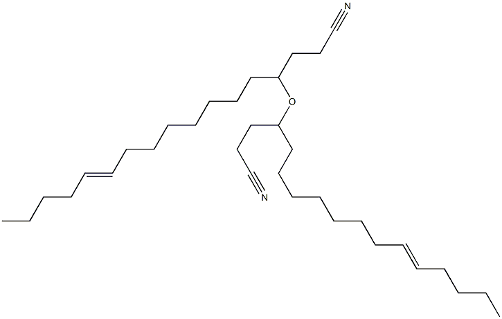 2-Cyanoethyl(9-tetradecenyl) ether Structure