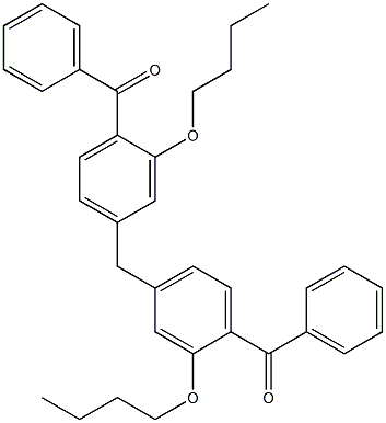 4,4''-Methylenebis(2-butoxybenzophenone) 구조식 이미지