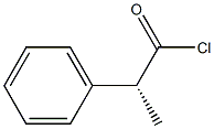 [R,(-)]-2-Phenylpropionic acid chloride 구조식 이미지