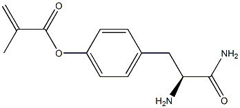 O-Methacryloyl-L-tyrosinamide 구조식 이미지