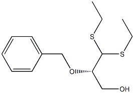 [S,(-)]-2-(Benzyloxy)-3,3-di(ethylthio)-1-propanol 구조식 이미지
