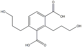 2,4-Bis(3-hydroxypropyl)isophthalic acid Structure