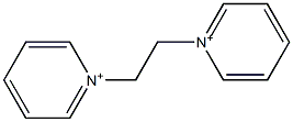 1,1'-Ethylenedipyridinium 구조식 이미지