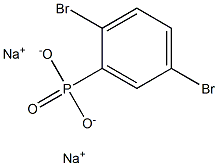 2,5-Dibromophenylphosphonic acid disodium salt 구조식 이미지