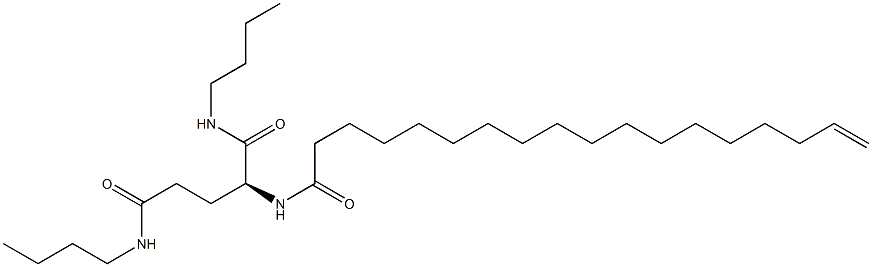 N2-(17-Octadecenoyl)-N1,N5-dibutylglutaminamide 구조식 이미지