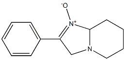 2-Phenyl-3,5,6,7,8,8a-hexahydroimidazo[1,2-a]pyridine 1-oxide 구조식 이미지