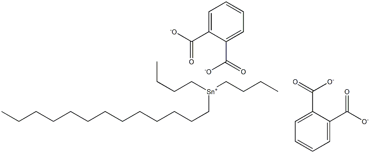 Bis(phthalic acid 1-tridecyl)dibutyltin(IV) salt 구조식 이미지