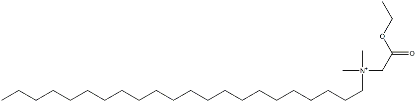 N-(Ethoxycarbonylmethyl)-N,N-dimethyl-1-docosanaminium 구조식 이미지