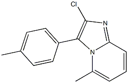 2-Chloro-5-methyl-3-(p-tolyl)imidazo[1,2-a]pyridine Structure