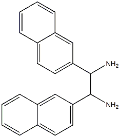 1,2-Bis(2-naphtyl)ethane-1,2-diamine 구조식 이미지