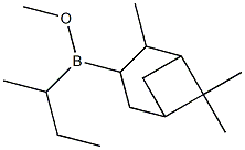 (2,6,6-Trimethylbicyclo[3.1.1]heptan-3-yl)sec-butyl(methoxy)borane Structure