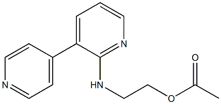 Acetic acid 2-[(3,4'-bipyridin-6-yl)amino]ethyl ester Structure