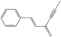 1-Phenyl-1-hexen-4-yn-3-one 구조식 이미지