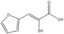 2-Mercapto-3-(2-furyl)propenoic acid 구조식 이미지