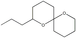 2-Propyl-1,7-dioxaspiro[5.5]undecane 구조식 이미지