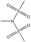 N-Methyldi(methylsulfonyl)amine 구조식 이미지