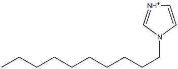 1-Decylimidazolium Structure