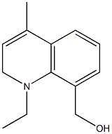 1-Ethyl-4-methyl-1,2-dihydroquinoline-8-methanol 구조식 이미지