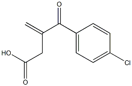 3-(4-Chlorophenylcarbonyl)-3-butenoic acid 구조식 이미지