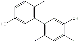 4,6,6'-Trimethyl-1,1'-biphenyl-3,3'-diol Structure