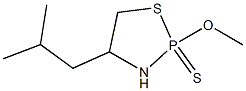 2-Methoxy-4-(2-methylpropyl)-1,3,2-thiazaphospholidine 2-sulfide 구조식 이미지