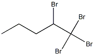 1,1,1,2-Tetrabromopentane 구조식 이미지