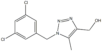 5-Methyl-1-(3,5-dichlorobenzyl)-1H-1,2,3-triazole-4-methanol Structure