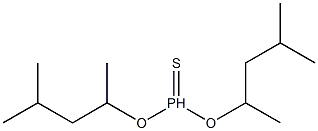 Thiophosphonic acid O,O-bis(1,3-dimethylbutyl) ester Structure