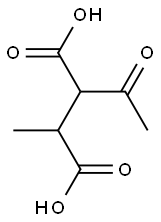 3-Acetyl-2-methylbutanedioic acid Structure